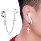 Boucles d'oreilles anti-perte tendance pour écouteurs Bluetooth