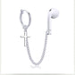 Boucles d'oreilles anti-perte tendance pour écouteurs Bluetooth